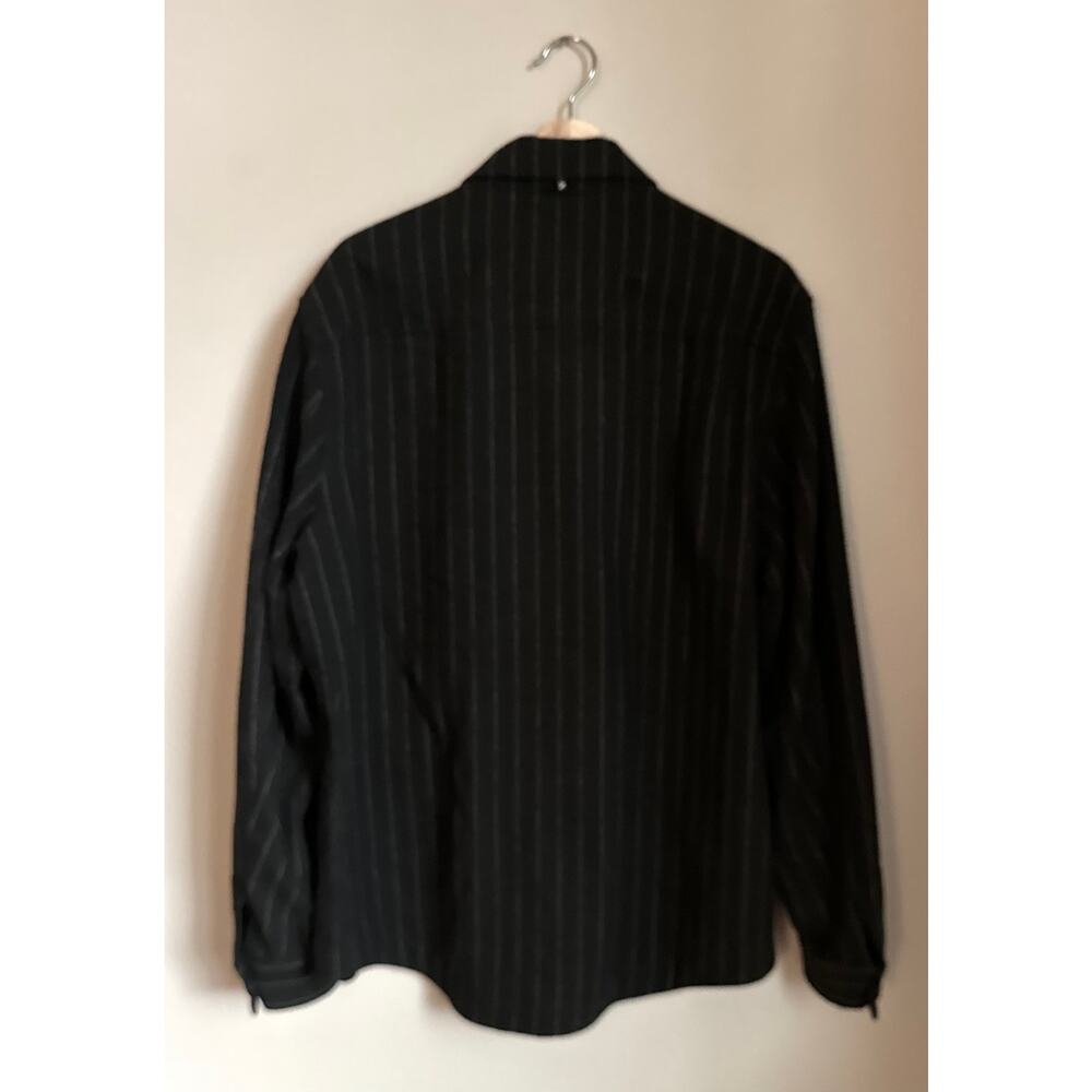 BOSS Black Pinstripe Wool Tailored Carper Jacket Size 40R - Picture 5 of 9